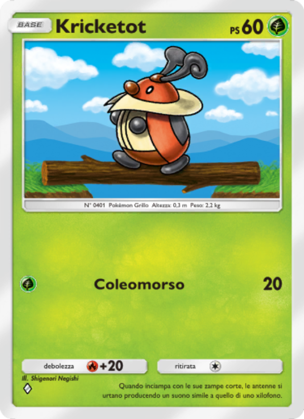 Kricketot 013/207 — Space-Time Smackdown (Italian Pokémon TCG card)