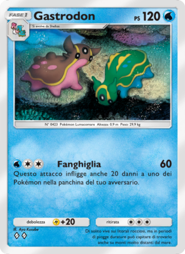 Gastrodon 041/207 — Space-Time Smackdown (Italian Pokémon TCG card)