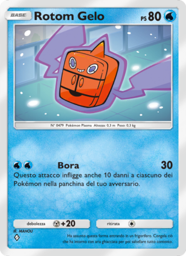 Rotom Gelo 048/207 — Space-Time Smackdown (Italian Pokémon TCG card)