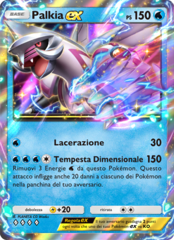 Palkia-ex 049/207 — Space-Time Smackdown (Italian Pokémon TCG card)