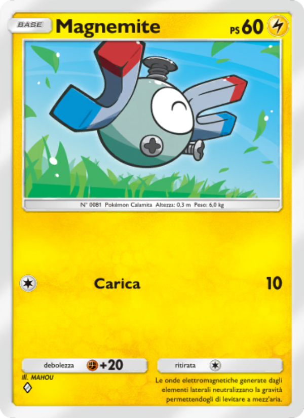 Magnemite 051/207 — Space-Time Smackdown (Italian Pokémon TCG card)