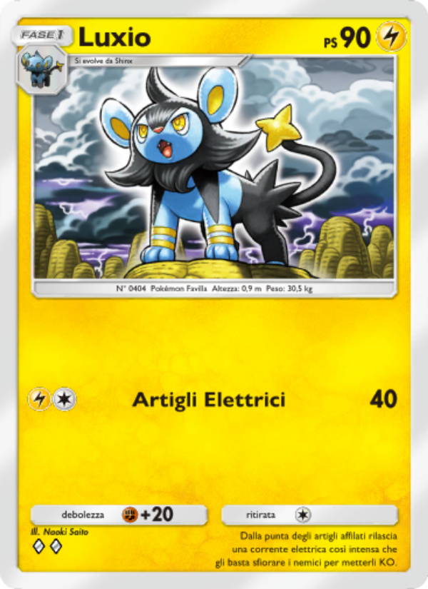 Luxio 059/207 — Space-Time Smackdown (Italian Pokémon TCG card)