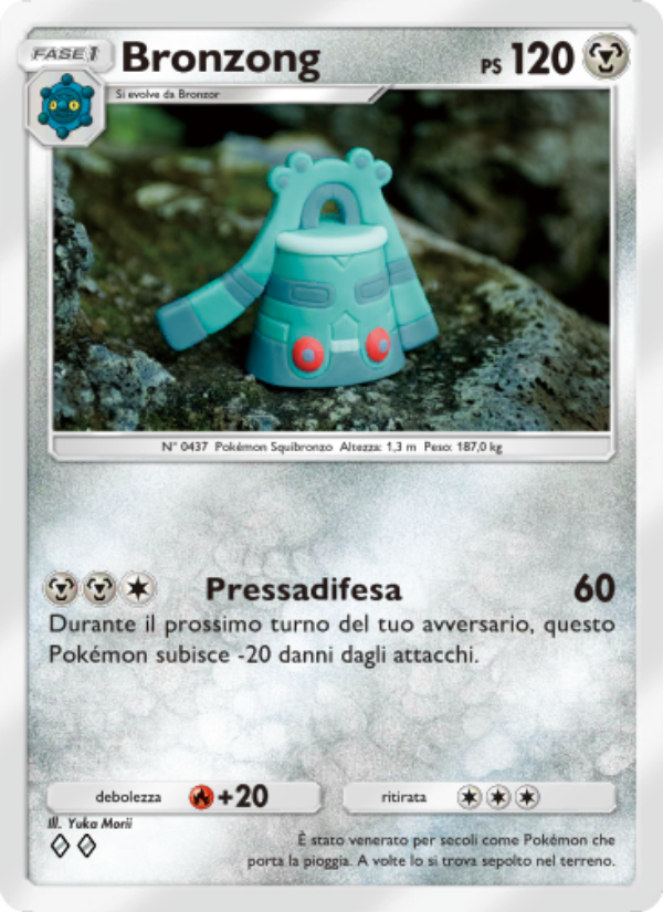 Bronzong 117/207 — Space-Time Smackdown (Italian Pokémon TCG card)