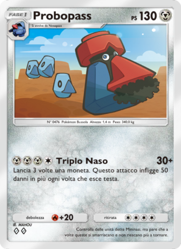 Probopass 118/207 — Space-Time Smackdown (Italian Pokémon TCG card)