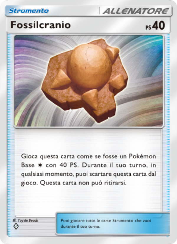Fossilcranio 144/207 — Space-Time Smackdown (Italian Pokémon TCG card)