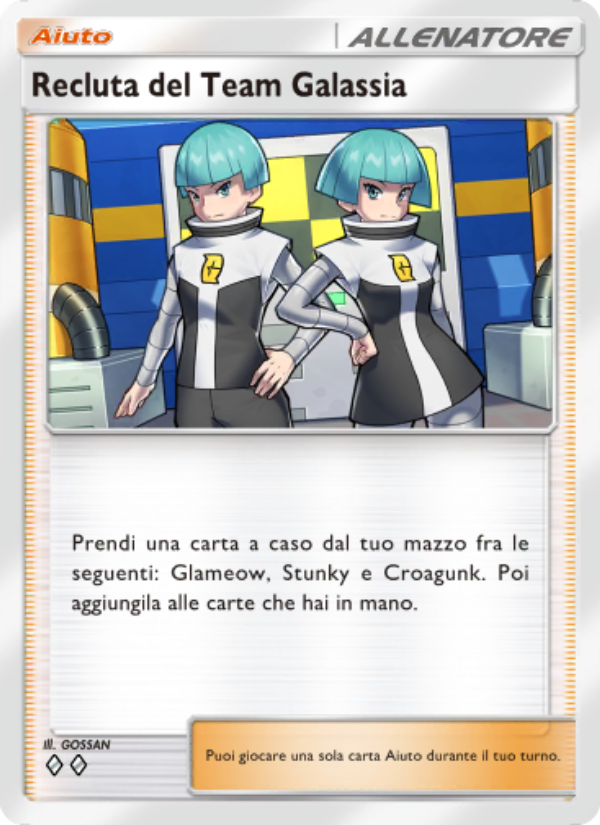 Recluta del Team Galassia 151/207 — Space-Time Smackdown (Italian Pokémon TCG card)