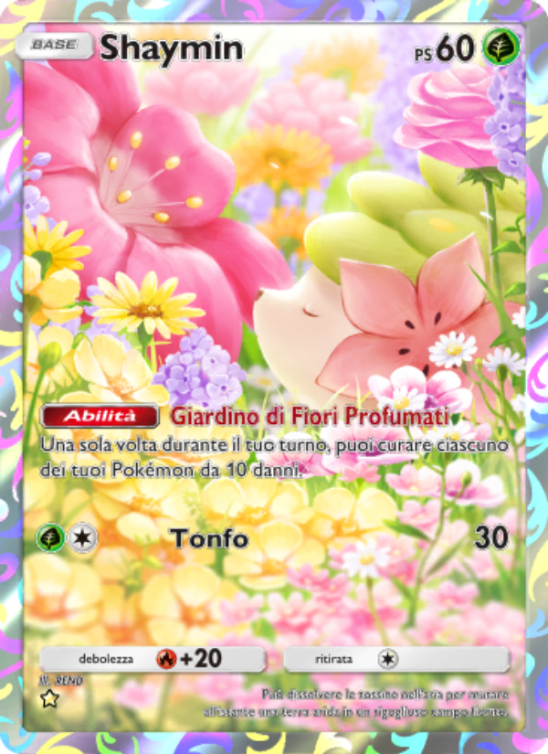 Shaymin 159/207 — Space-Time Smackdown (Italian Pokémon TCG card)