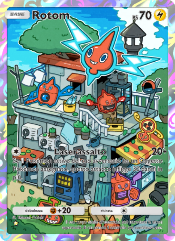 Rotom 164/207 — Space-Time Smackdown (Italian Pokémon TCG card)