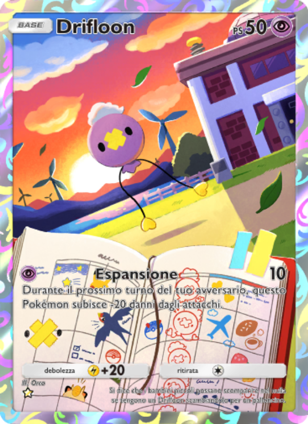 Drifloon 165/207 — Space-Time Smackdown (Italian Pokémon TCG card)