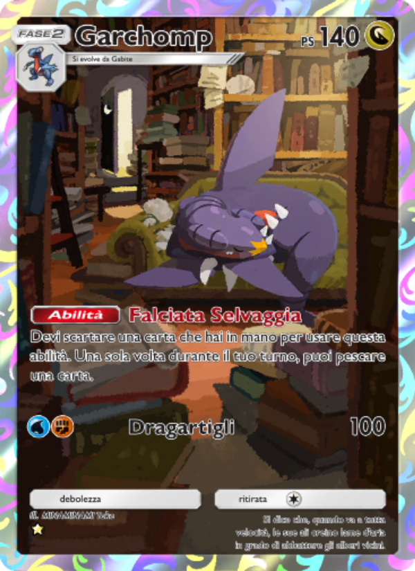 Garchomp 175/207 — Space-Time Smackdown (Italian Pokémon TCG card)