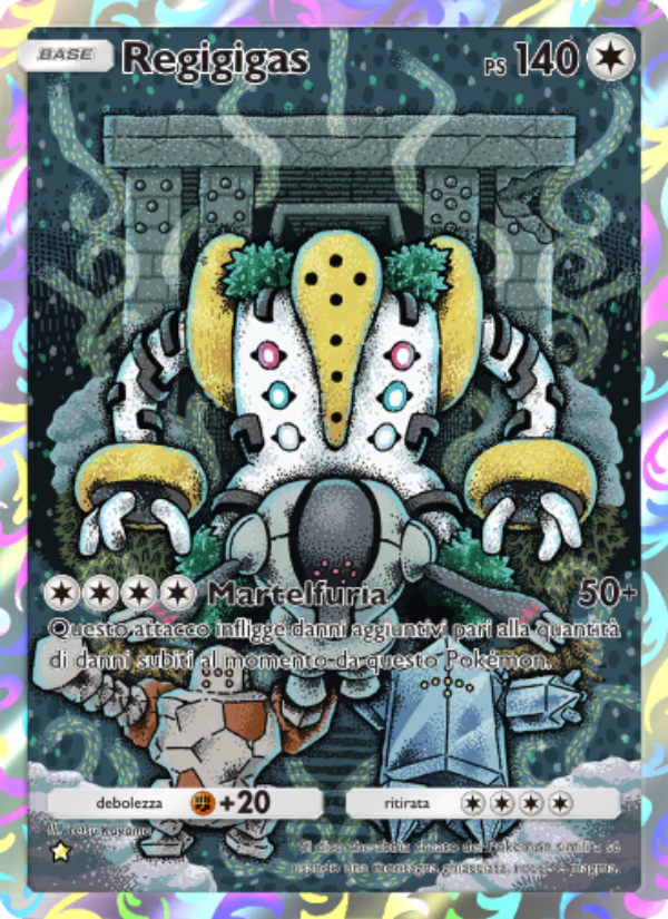 Regigigas 179/207 — Space-Time Smackdown (Italian Pokémon TCG card)