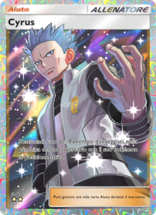 Cyrus 190/207 — Space-Time Smackdown (Italian Pokémon TCG card)