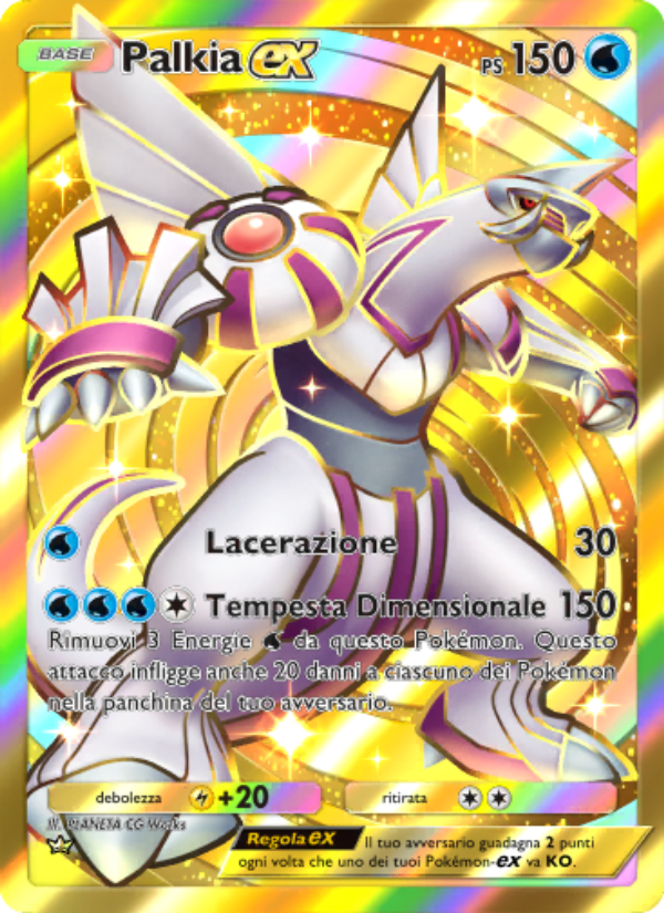 Palkia-ex 206/207 — Space-Time Smackdown (Italian Pokémon TCG card)