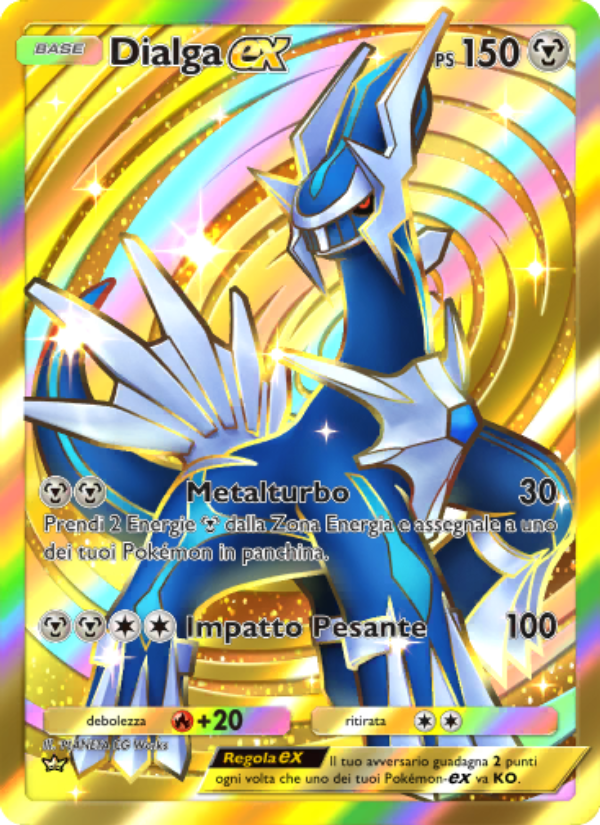 Dialga-ex 207/207 — Space-Time Smackdown (Italian Pokémon TCG card)