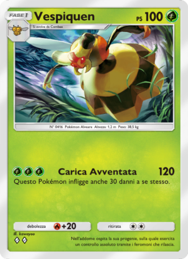Vespiquen 005/96 — Triumphant Light (Italian Pokémon TCG card)