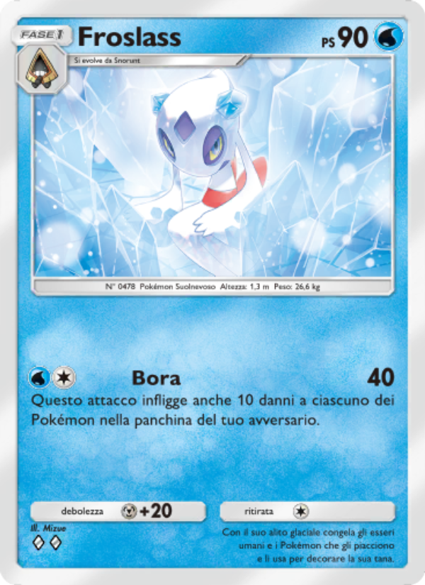 Froslass 019/96 — Triumphant Light (Italian Pokémon TCG card)