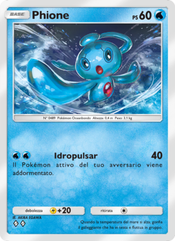 Phione 024/96 — Triumphant Light (Italian Pokémon TCG card)