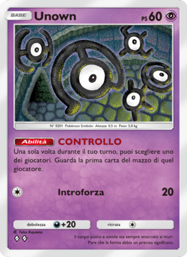 Unown 034/96 — Triumphant Light (Italian Pokémon TCG card)