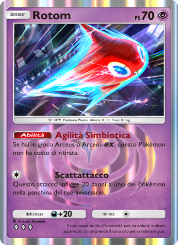 Rotom 035/96 — Triumphant Light (Italian Pokémon TCG card)