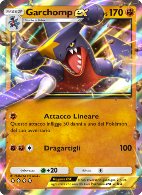 Garchomp-ex 047/96 — Triumphant Light (Italian Pokémon TCG card)
