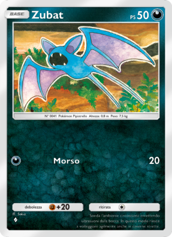 Zubat 048/96 — Triumphant Light (Italian Pokémon TCG card)