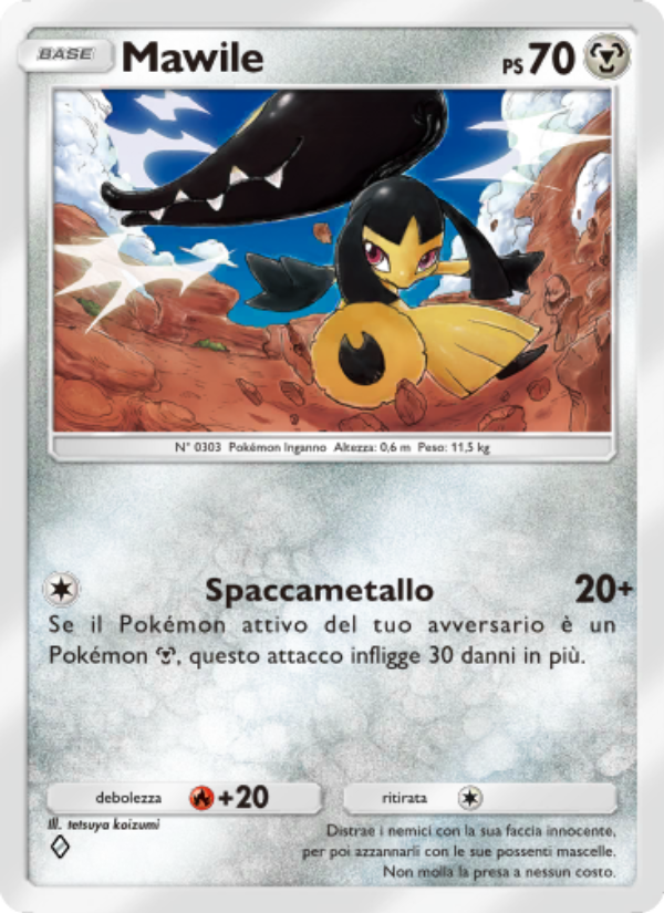 Mawile 056/96 — Triumphant Light (Italian Pokémon TCG card)