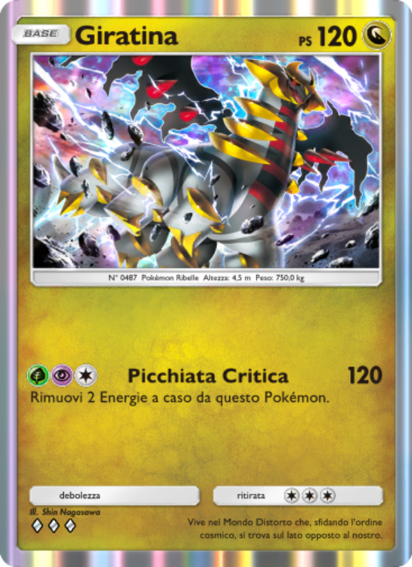 Giratina 061/96 — Triumphant Light (Italian Pokémon TCG card)
