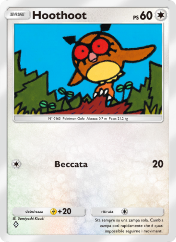 Hoothoot 064/96 — Triumphant Light (Italian Pokémon TCG card)