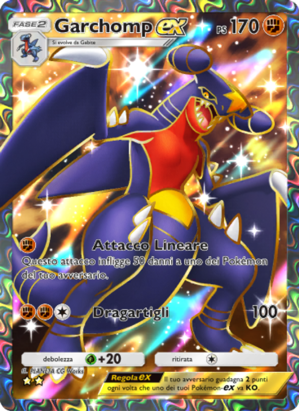 Garchomp-ex 084/96 — Triumphant Light (Italian Pokémon TCG card)