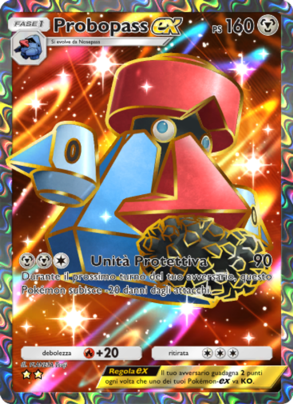 Probopass-ex 085/96 — Triumphant Light (Italian Pokémon TCG card)