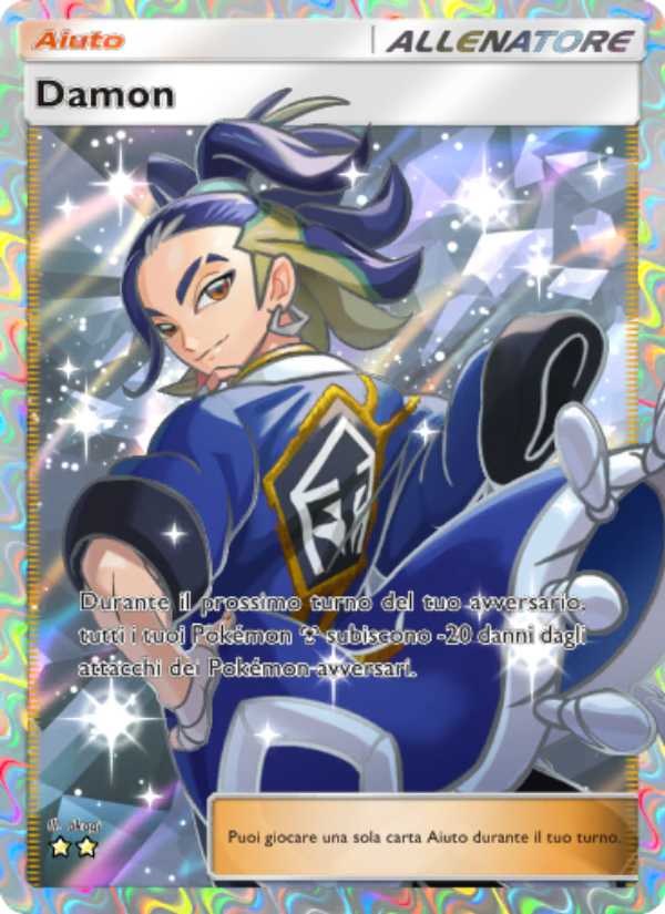 Damon 090/96 — Triumphant Light (Italian Pokémon TCG card)