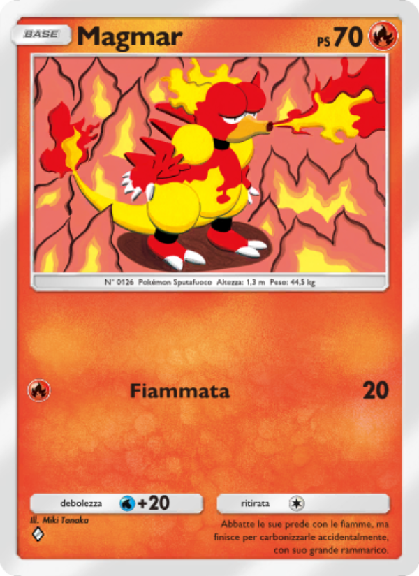 Magmar 011/111 — Shining Revelry (Italian Pokémon TCG card)