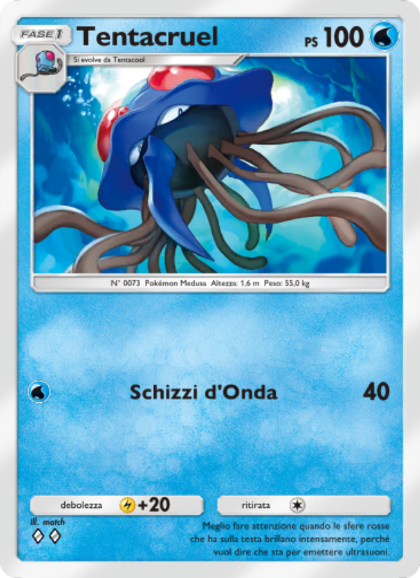 Tentacruel 015/111 — Shining Revelry (Italian Pokémon TCG card)