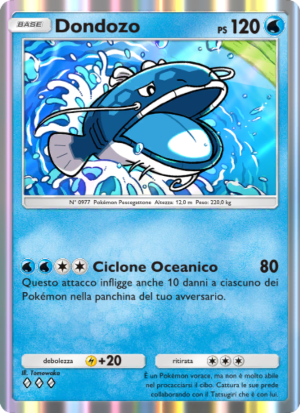 Dondozo 020/111 — Shining Revelry (Italian Pokémon TCG card)