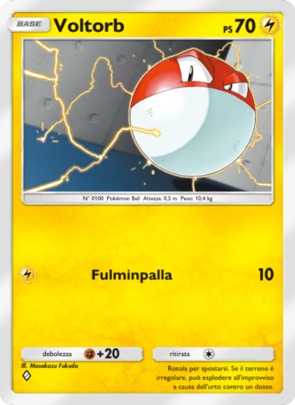 Voltorb 023/111 — Shining Revelry (Italian Pokémon TCG card)