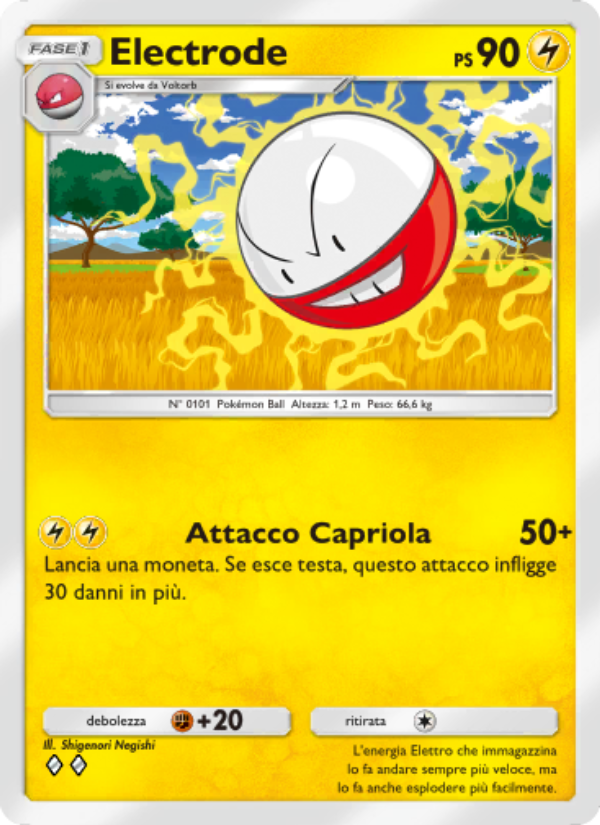Electrode 024/111 — Shining Revelry (Italian Pokémon TCG card)