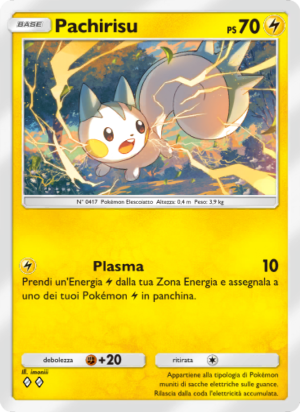 Pachirisu 025/111 — Shining Revelry (Italian Pokémon TCG card)