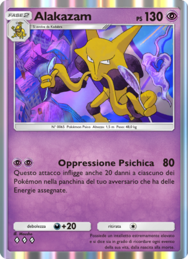 Alakazam 031/111 — Shining Revelry (Italian Pokémon TCG card)