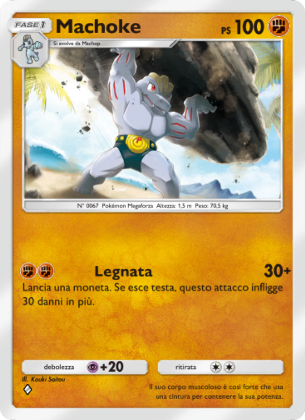 Machoke 038/111 — Shining Revelry (Italian Pokémon TCG card)