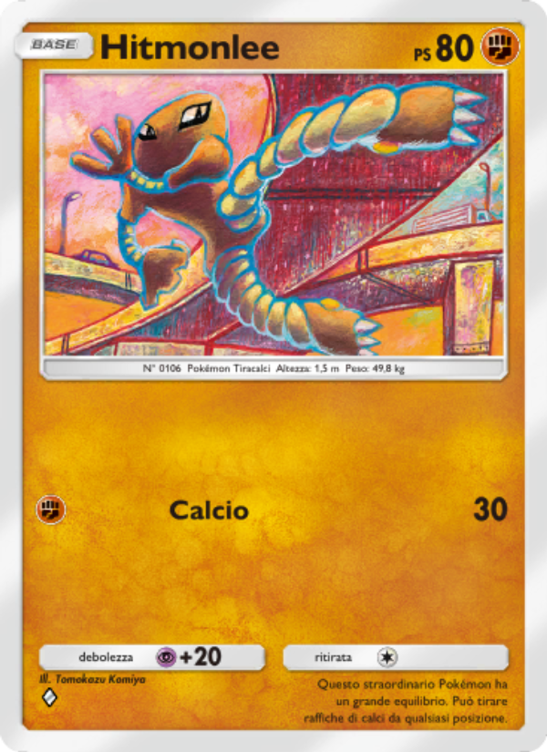 Hitmonlee 040/111 — Shining Revelry (Italian Pokémon TCG card)
