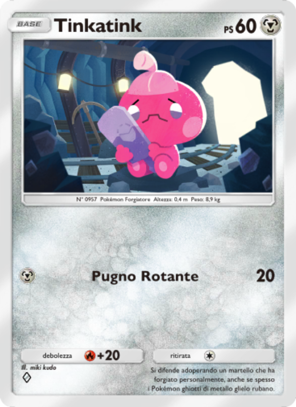 Tinkatink 052/111 — Shining Revelry (Italian Pokémon TCG card)