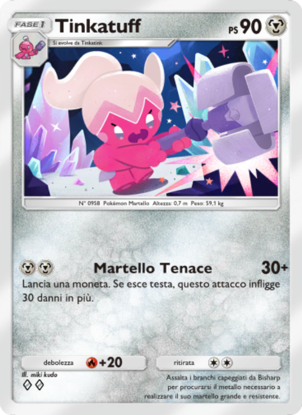 Tinkatuff 053/111 — Shining Revelry (Italian Pokémon TCG card)