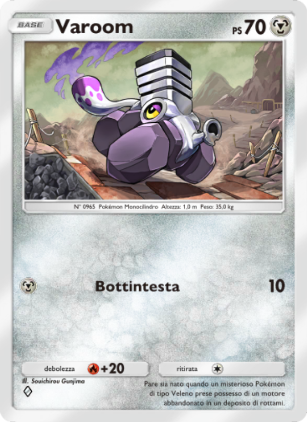 Varoom 055/111 — Shining Revelry (Italian Pokémon TCG card)