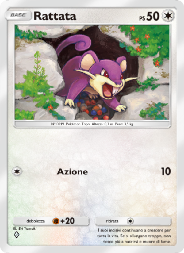 Rattata 058/111 — Shining Revelry (Italian Pokémon TCG card)