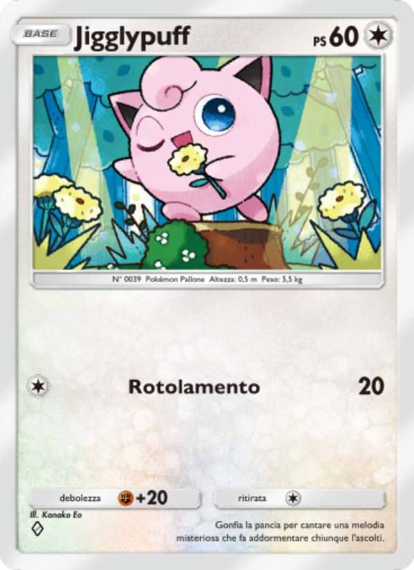 Jigglypuff 060/111 — Shining Revelry (Italian Pokémon TCG card)