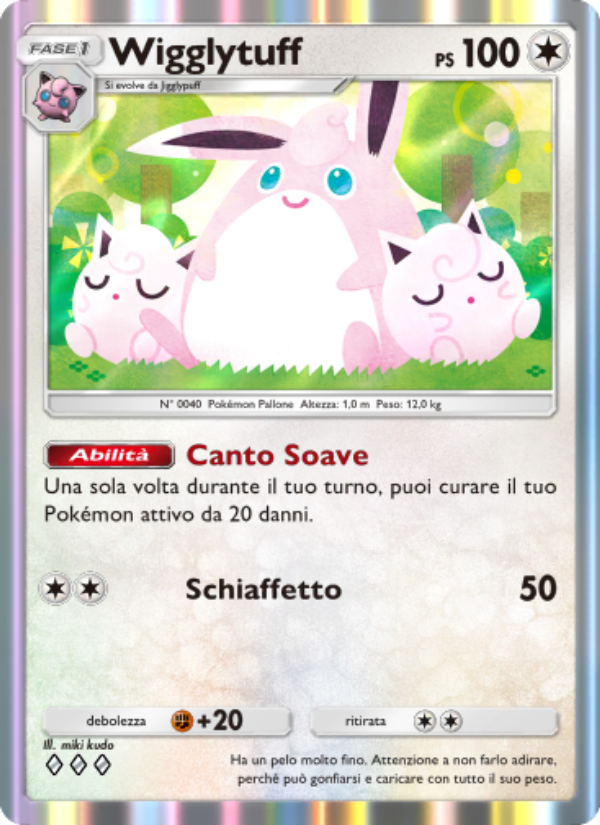 Wigglytuff 061/111 — Shining Revelry (Italian Pokémon TCG card)