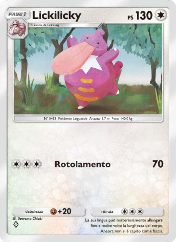 Lickilicky 063/111 — Shining Revelry (Italian Pokémon TCG card)