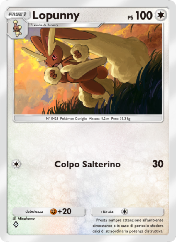 Lopunny 067/111 — Shining Revelry (Italian Pokémon TCG card)