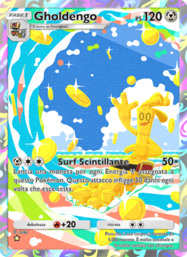 Gholdengo 077/111 — Shining Revelry (Italian Pokémon TCG card)