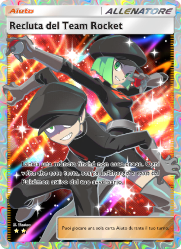 Recluta del Team Rocket 091/111 — Shining Revelry (Italian Pokémon TCG card)